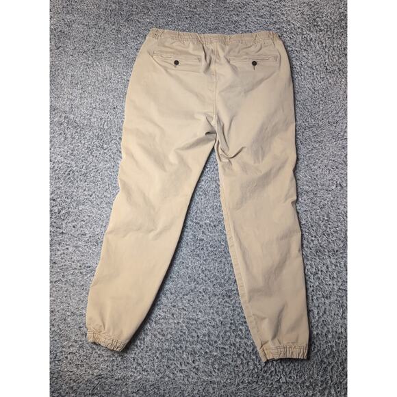 Abercrombie Fitch Pants Men Large Beige Pull On Jogger Casual Skater Normcore - Picture 2 of 10